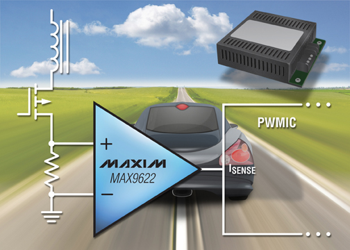 Maxims New Op Amp Enables Designers to Downsize Sense Resistor to Improve Power Efficiency