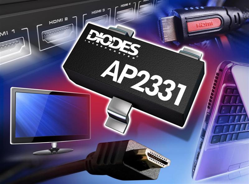 Load Switch from Diodes Incorporated Raises HDMI Port Protection