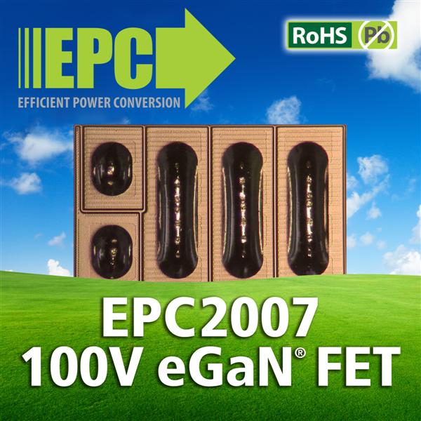 Efficient Power Conversion Corporation (EPC) Expands eGaN FET Family with Second Generation 100 Volt, 30 milliohm Power Transistor