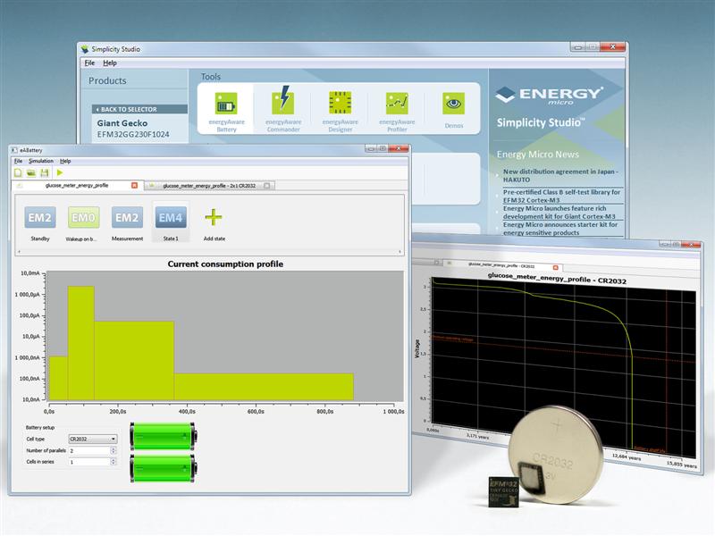 Energy Micro software tool takes the guesswork out of battery life predictions