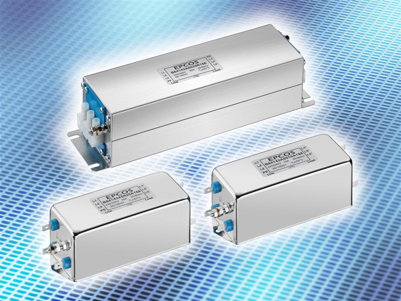 EMC filters: Cost-effective 3-line filters for frequency converters