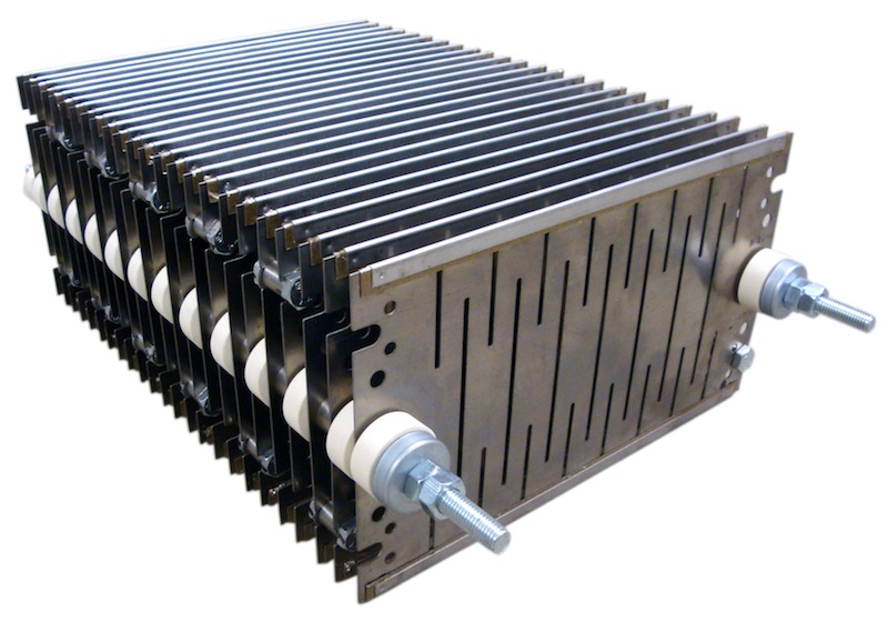 Stainless-steel power resistors operate to +250C