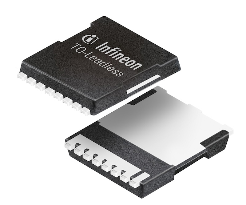 Infineon introduces TO-leadless package for high-current applications up to 300A
