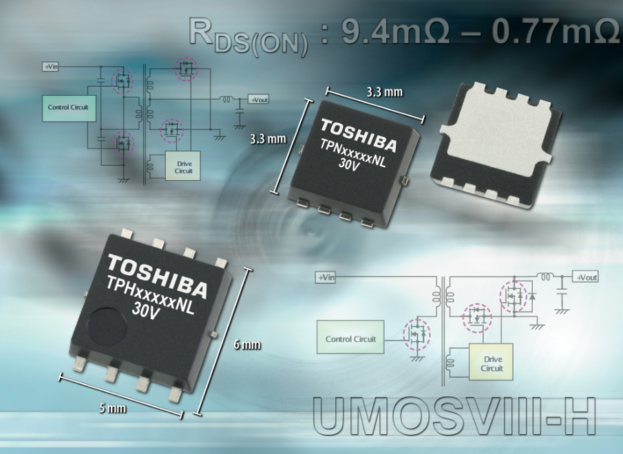 Miniature 30V MOSFETs boast industry-leading RDS(ON)