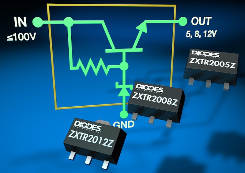Integrated high-voltage regulator transistors from Diodes Incorporated improve power density