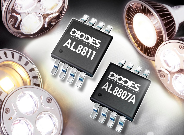 DC/DC converter from Diodes Incorporated saves space in LED lighting apps