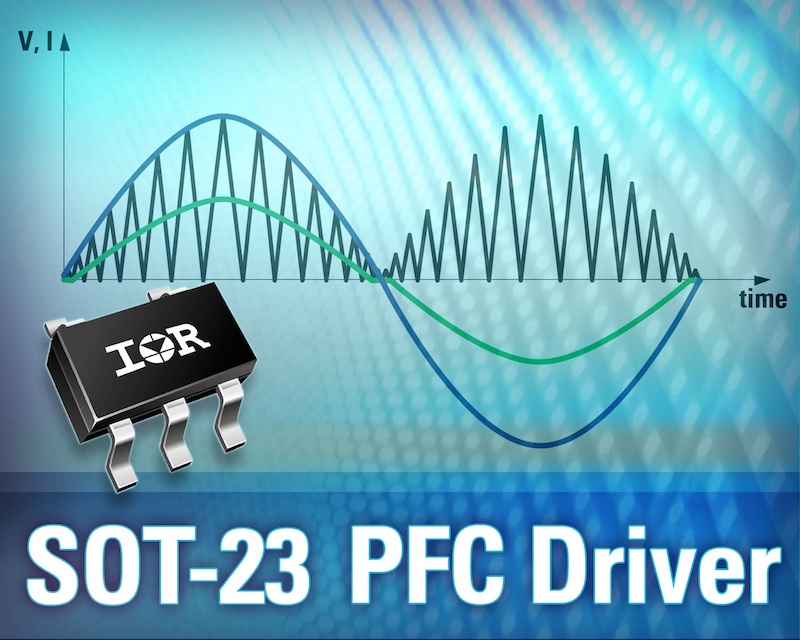 IR Introduces smallest claimed PFC boost IC in a 5-pin SOT-23 package