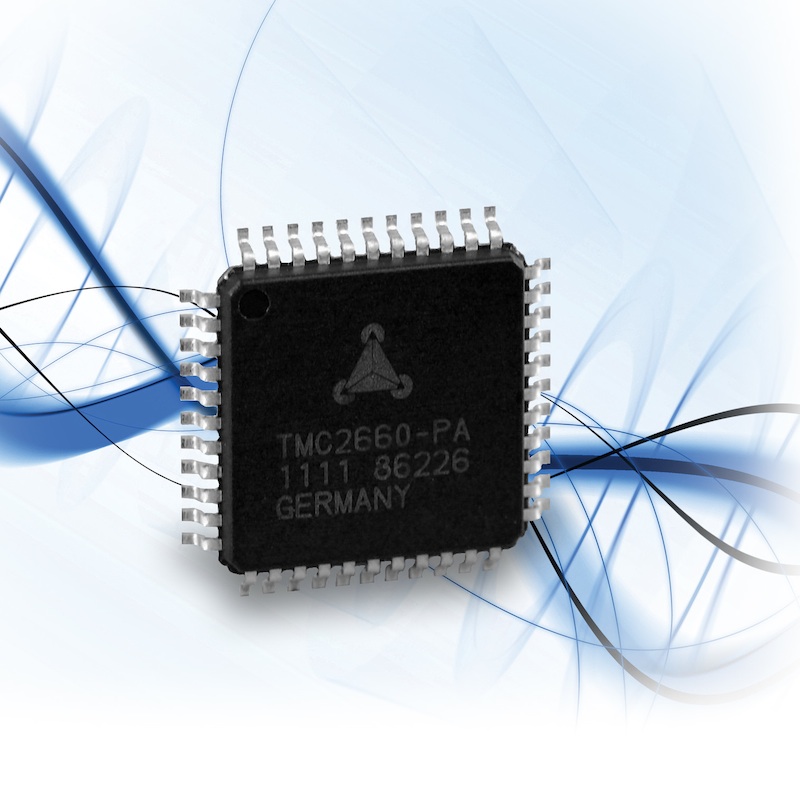 TRINAMIC expands stepper motor driver line with 4A device, promises lowest power dissipation
