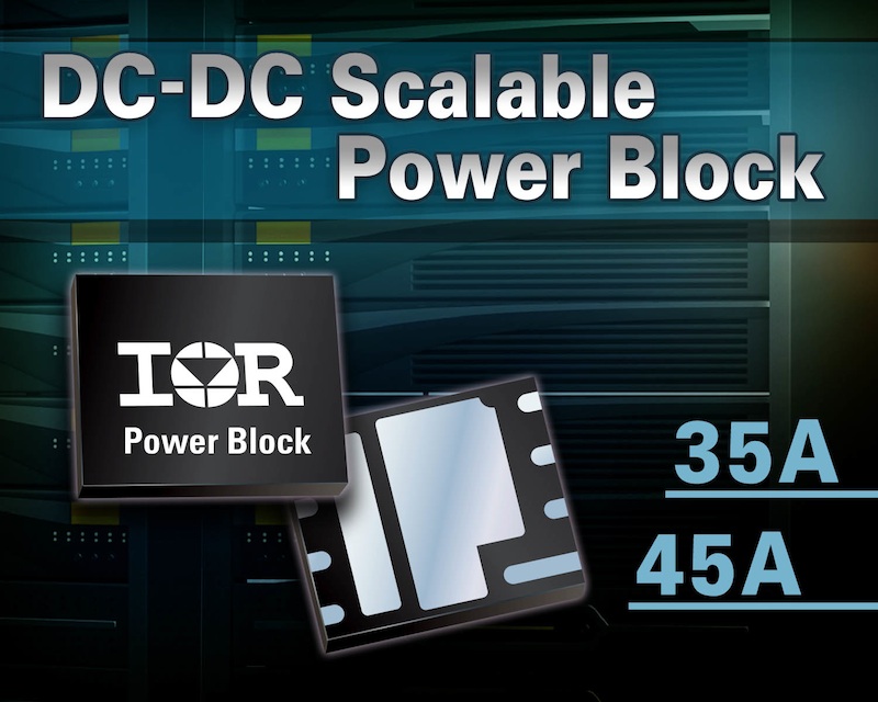 IRs power blocks deliver industry-leading power density to DC/DC synchronous buck apps