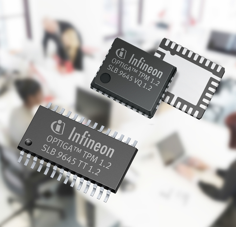 Infineon OPTIGA security chips serve industrial & embedded environments, support next-gen TPM 2.0 firmware