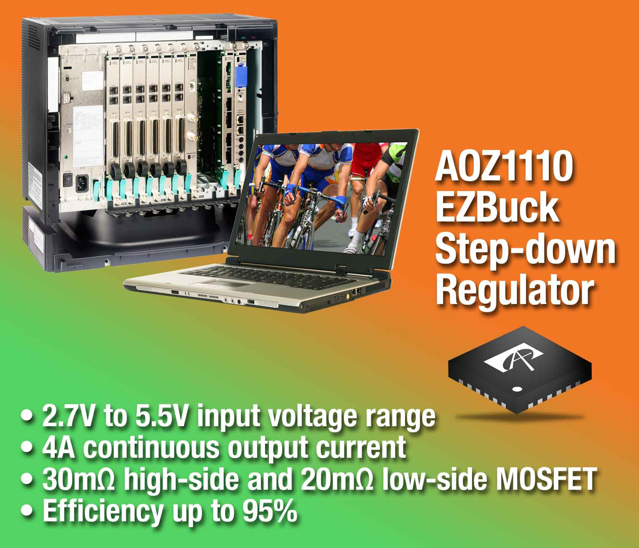 Alpha and Omega Semiconductor Launches High Efficiency Low Voltage EZBuck DC-DC Regulator