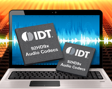 IDTs Worlds First Family of High-Definition Audio CODECS with 3-State Class-D Modulation