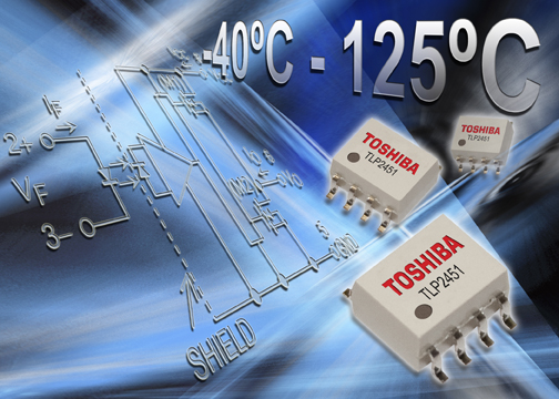 Toshiba Electronics launches ultra-compact photocoupler for industrial applications operating to 125C