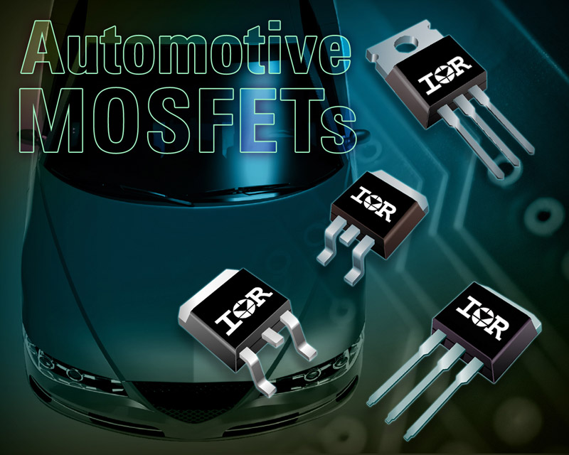 IR Expands Portfolio of 40V to 100V Automotive Qualified MOSFETs Including Family of Logic Level Gate Drive Devices
