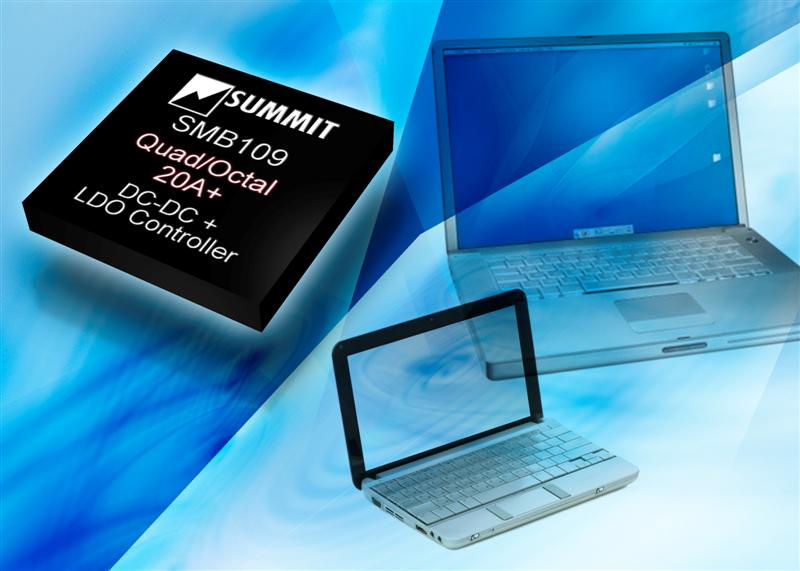 Summits Programmable Multi-Output DC-DC Power Manager Simplifies Complex Power System Designs
