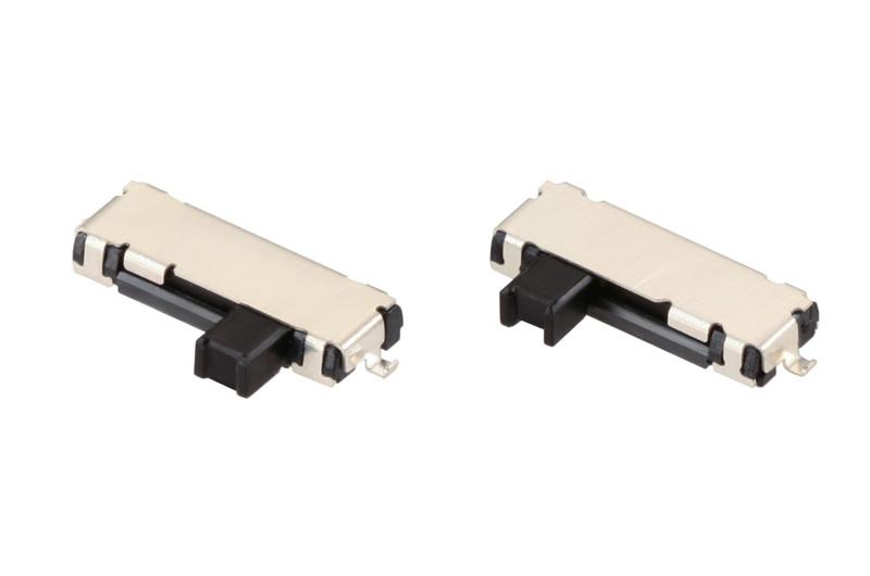 1.2 mm Low-Profile Slide Switch with Left-side and Right-Side recoil Self-return Operation