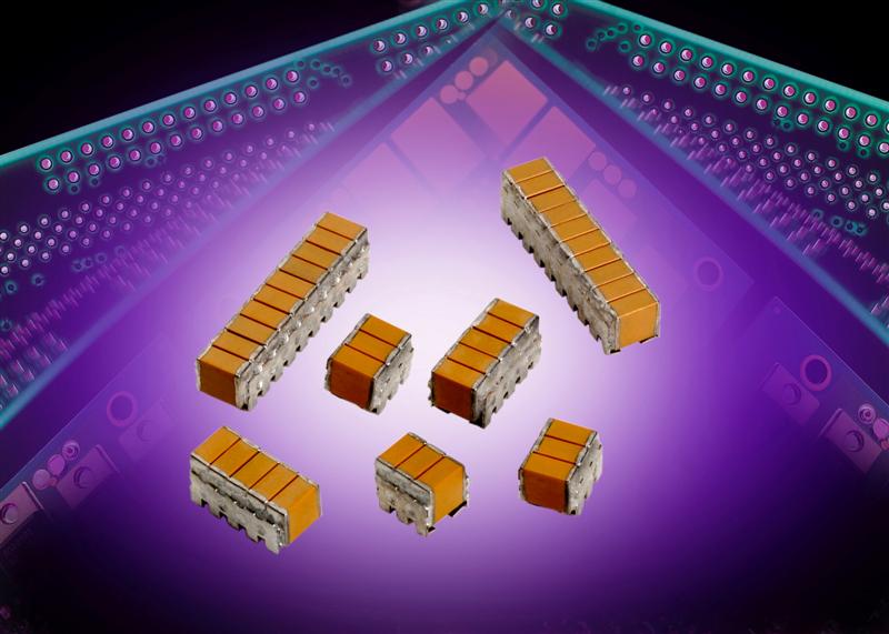 AVX's High CV Stacked Capacitors Utilize State-of-the-Art BME Technology, Provide RoHS-Compliant Versions