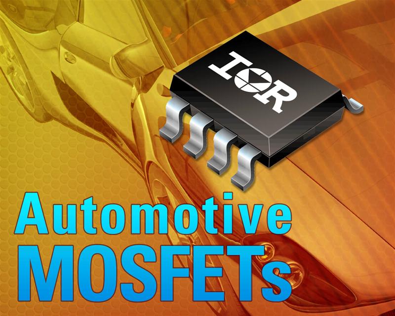 IRs New Family of Automotive-qualified MOSFETs Offers Rugged, Compact System Solution