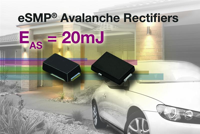 Vishay's New Series of Low-Profile, Surface-Mount Standard, Fast, and Ultrafast Avalanche Rectifiers
