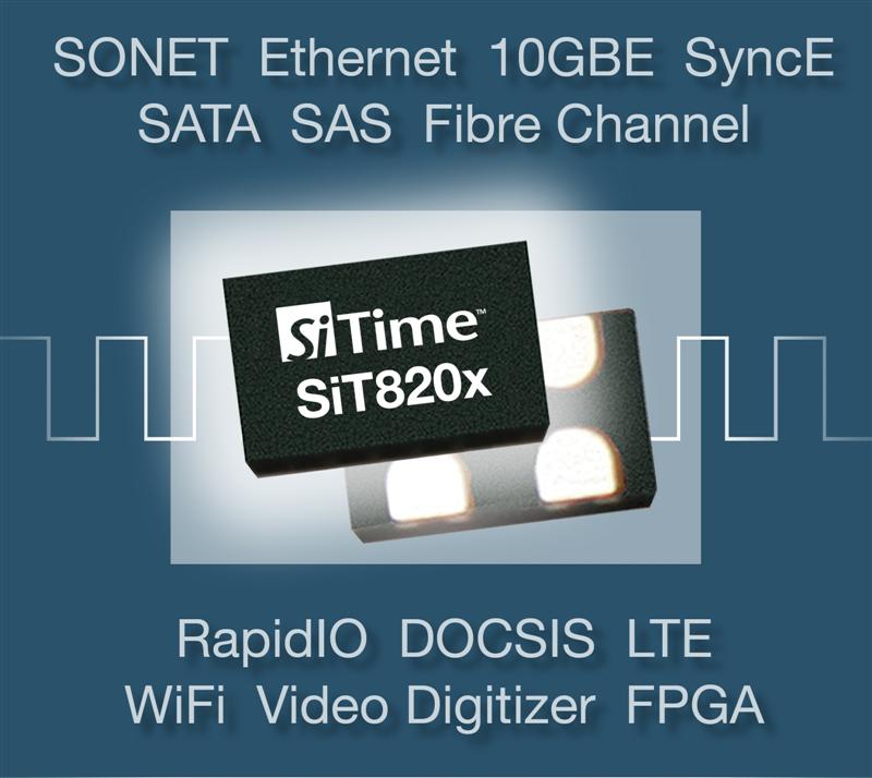 SiTime Introduces Highest Performance MEMS Oscillators for Telecom, Networking, Storage and Wireless Applications