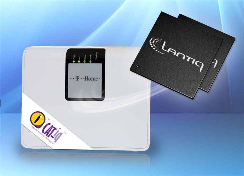 Lantiq Chips Power Worlds First CAT-iq 2.0 Certified Home Gateway to Bring Wideband Voice and Next Generation DECT Telephony to Mass Market