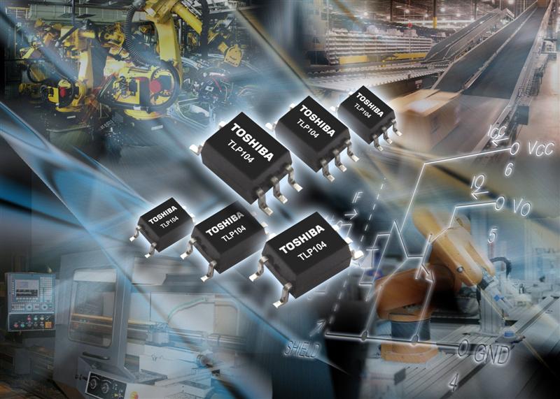Toshiba Electronics delivers space savings for industrial isolation interfaces with extended temperature photocoupler
