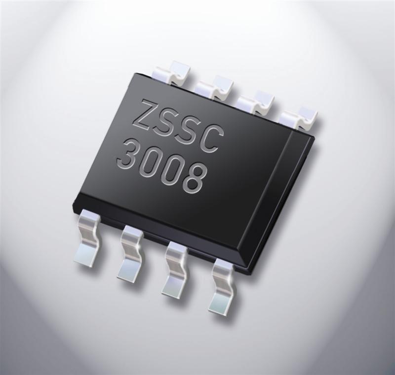 ZMDI ZSSC3008 Sensor Signal Conditioner IC for Automotive, Industrial Automation and White Goods Applications