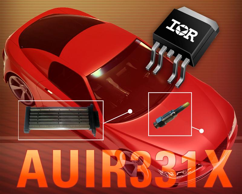 IR Introduces Highly Integrated AUIR331x Intelligent Power Switch Family Featuring Current Sensing for Automotive Applications