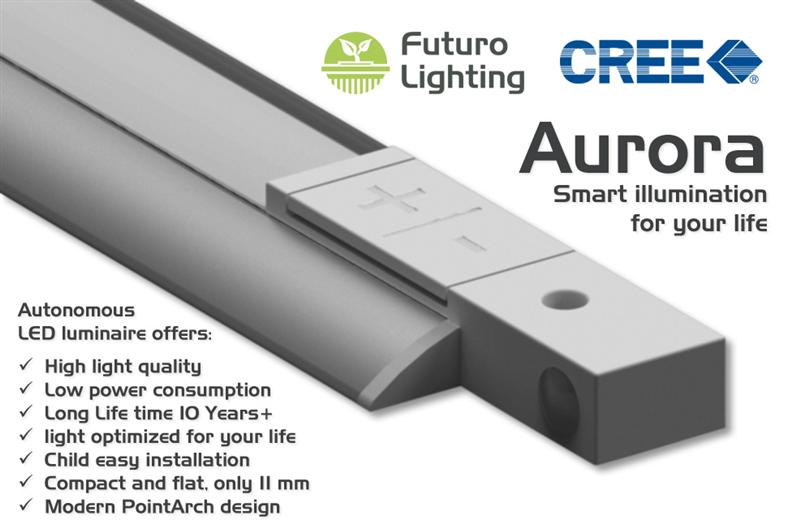 FuturoLighting introduces smart LED luminaire based on Cree XLamp ML-E LED solution