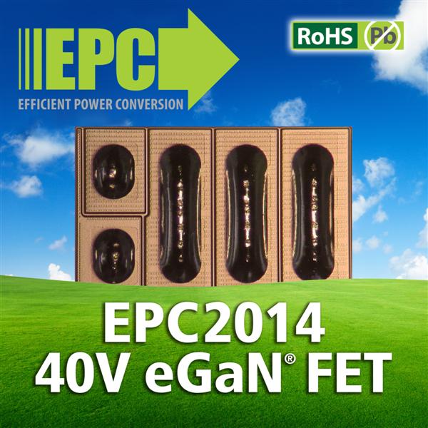 Efficient Power Conversion Corporation (EPC) Expands eGaN FET Family with Second Generation 40 Volt, 16 milliohm Power Transistor