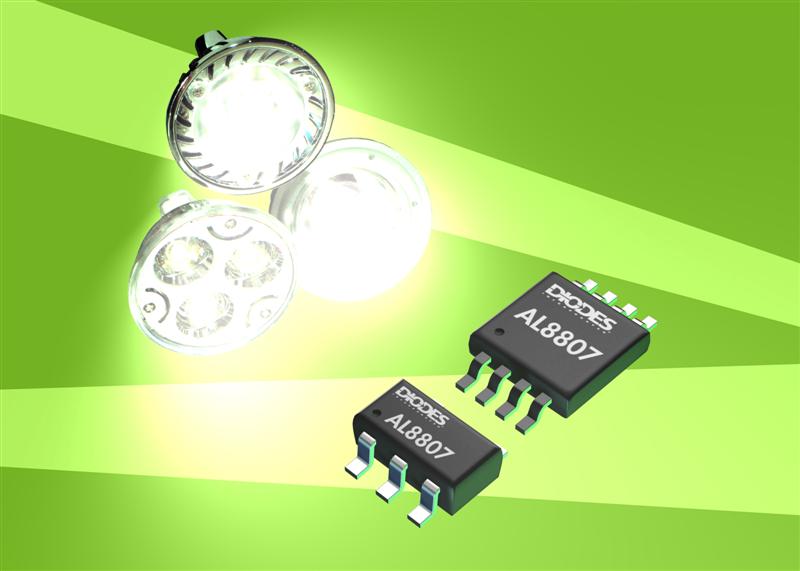 Diodes' LED driver reduces EMI in low cost lamps