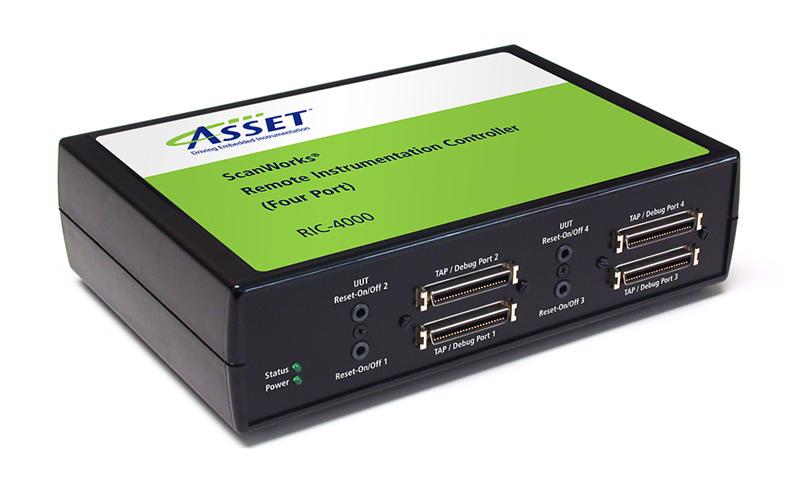 ASSET's new Ethernet controller for ScanWorks tests four circuit boards at once