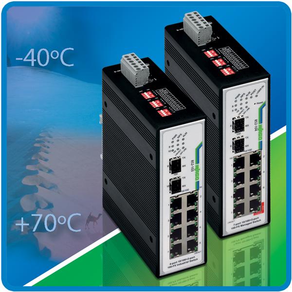 WAGO Wide Temperature Ethernet Switches