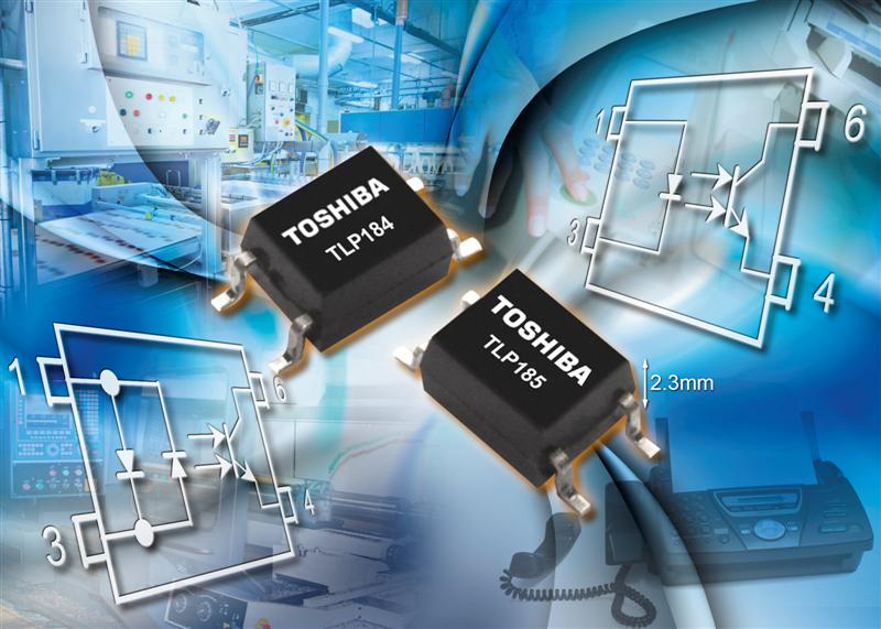 Next-Generation of Toshiba Mini-Flat Transistor couplers Deliver Lower Profile and Improved Isolation Performance