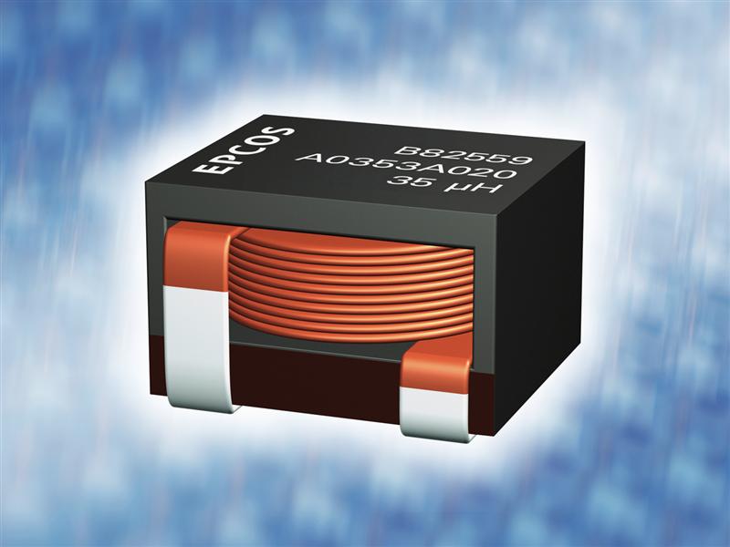 Inductors: Compact storage chokes for high currents from TDK-EPC Corporation