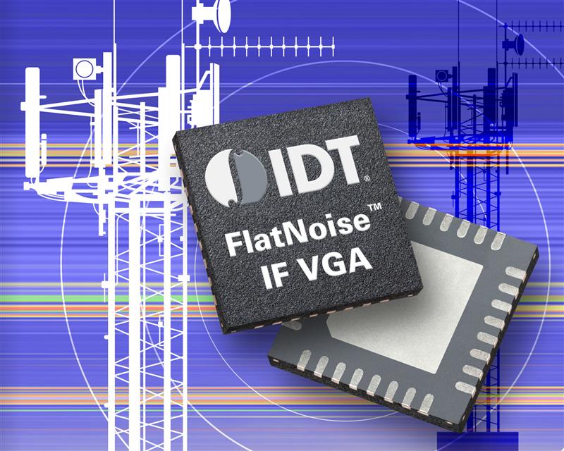 IDT Announces Industrys First FlatNoise Dual IF VGA for Multi-mode 4G Base Station Transceivers