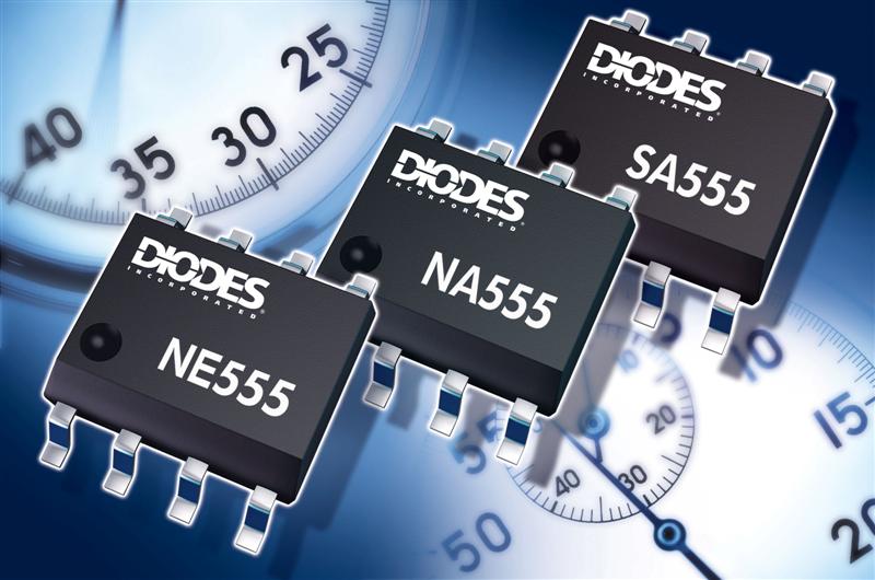Diodes Incorporated Introduces Drop-in Replacements for Industry Standard 555 Timer ICs