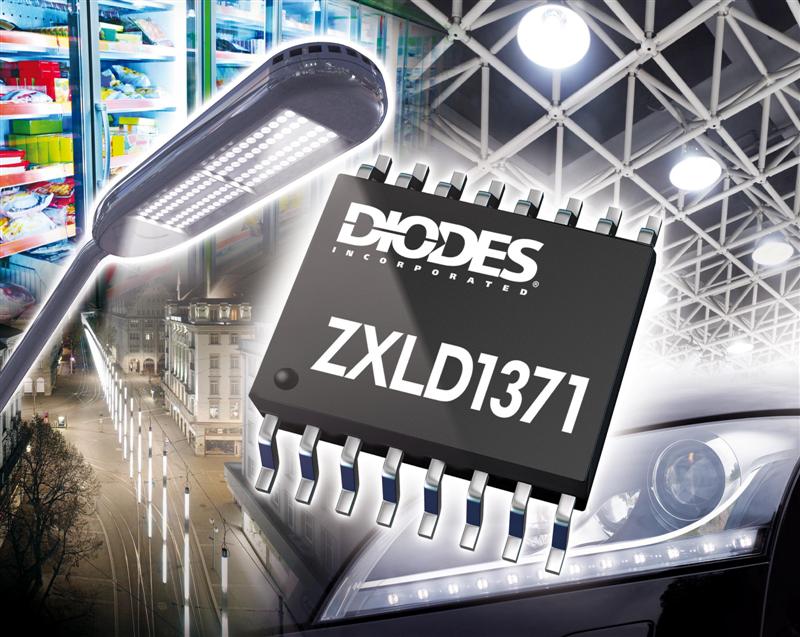 LED Driver Controller from Diodes Handles More Demanding Lighting Applications