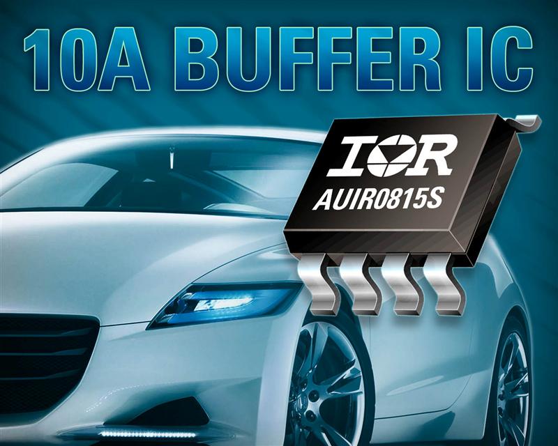 IRs Compact AUIR0815S Automotive-qualified Gate Drive IC Shrinks and Simplifies Power Train Design in Hybrid and Electric Vehicles