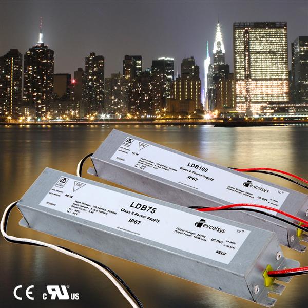 New LED Power Supplies from Excelsys offer lowest profile on the market