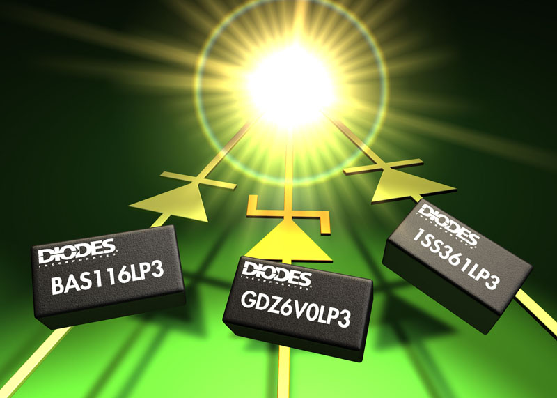 Diodes Incorporated Introduces Ultra-Miniature Diodes for use in Lightweight Portable Products