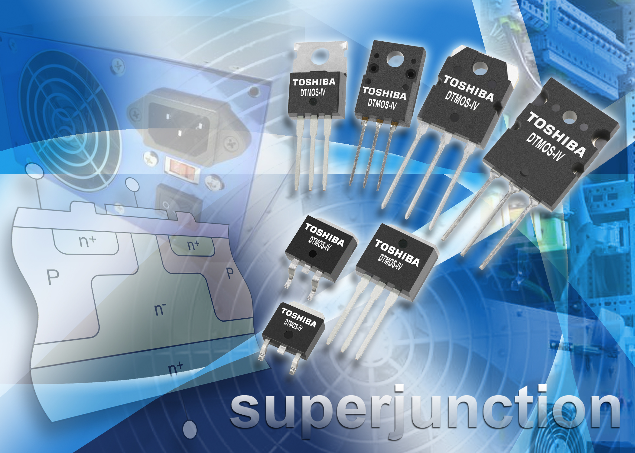 Toshiba Announces Next-Generation Superjunction, Deep Trench Process Power MOSFETs