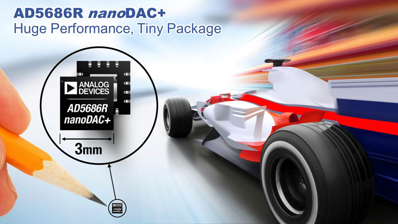 Analog Devices nanoDAC+ Converters Offer Industrys Best D/A Converter Performance and Smallest Packages
