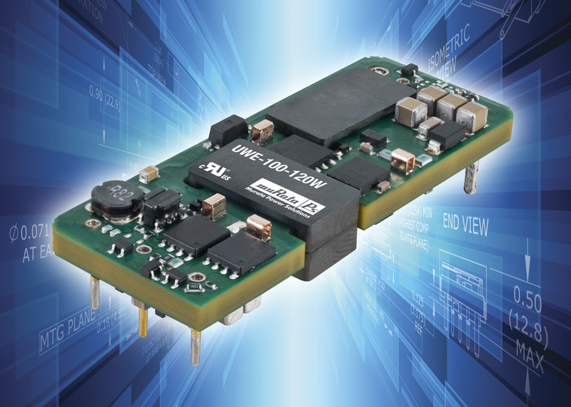 Highly efficient high current eighth-brick DC/DC converters suit high density embedded applications