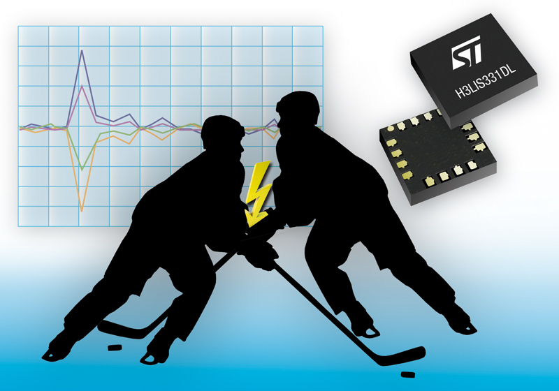 Industry-Unique Sensors from STMicroelectronics Enable High-Shock Detection in Black Boxes and Hockey Helmets