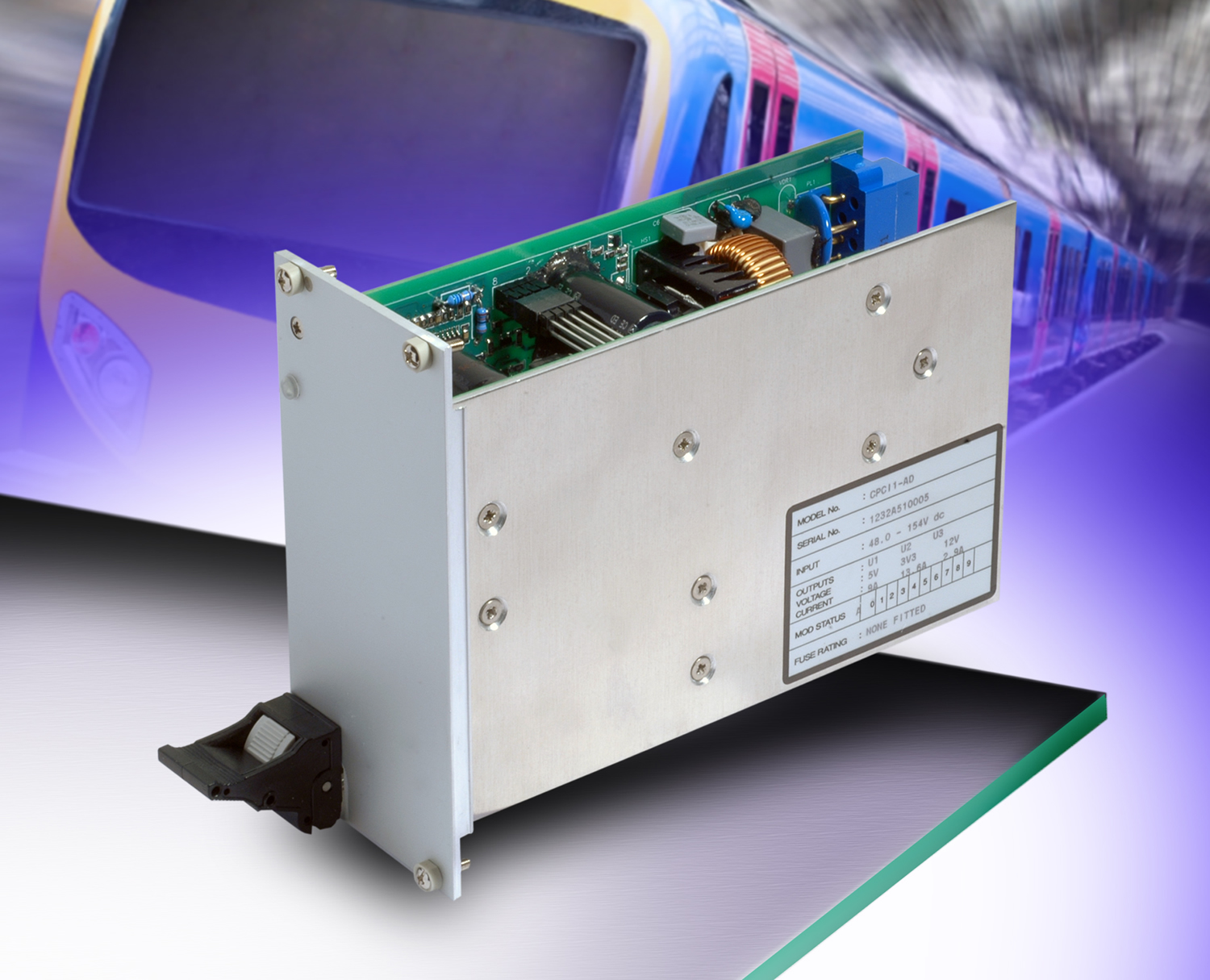 Martek Power offers compact PCI power supply for on-board rail use