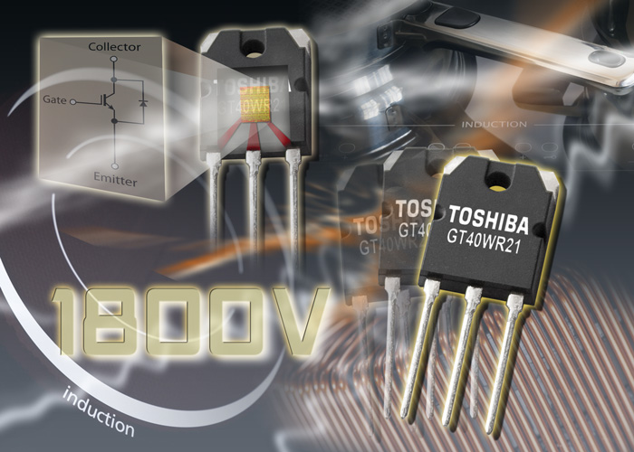 Toshiba offers 1800 V RC-IGBT with monolithic integrated diode