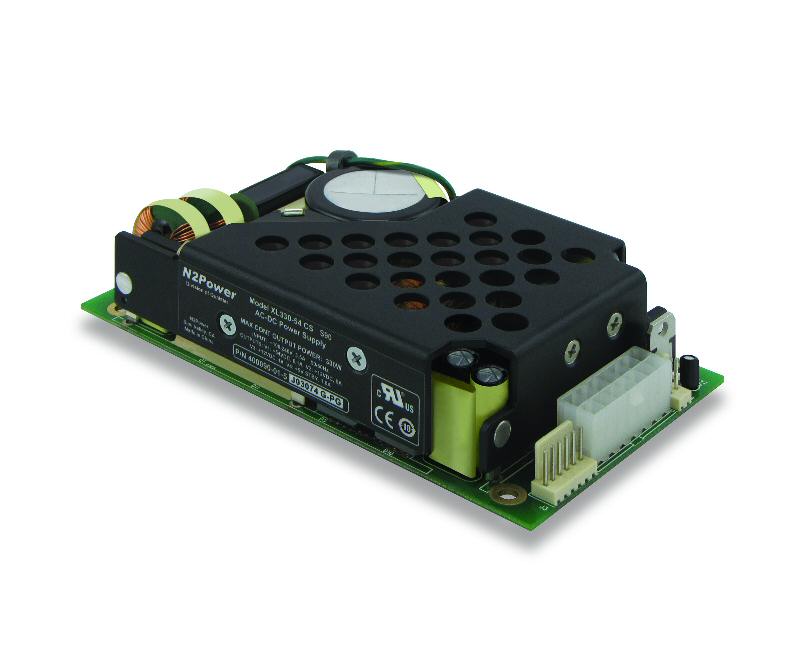 N2Powers 330 W AC-DC power supply achieves 15 W/in<sup>3</sup> power density and up to 90% efficiency
