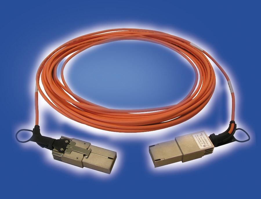 FCI adds CXP option to XLerate-series active optical cables