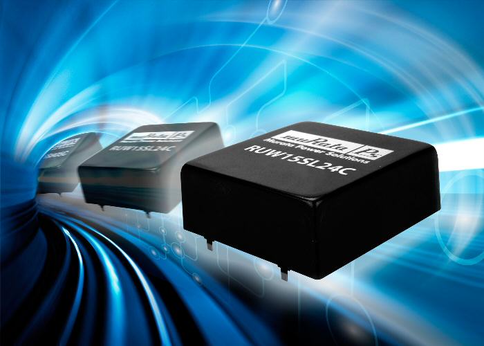 Murata introduces 15-W DC-DC converter with 16- to 160-V DC input range